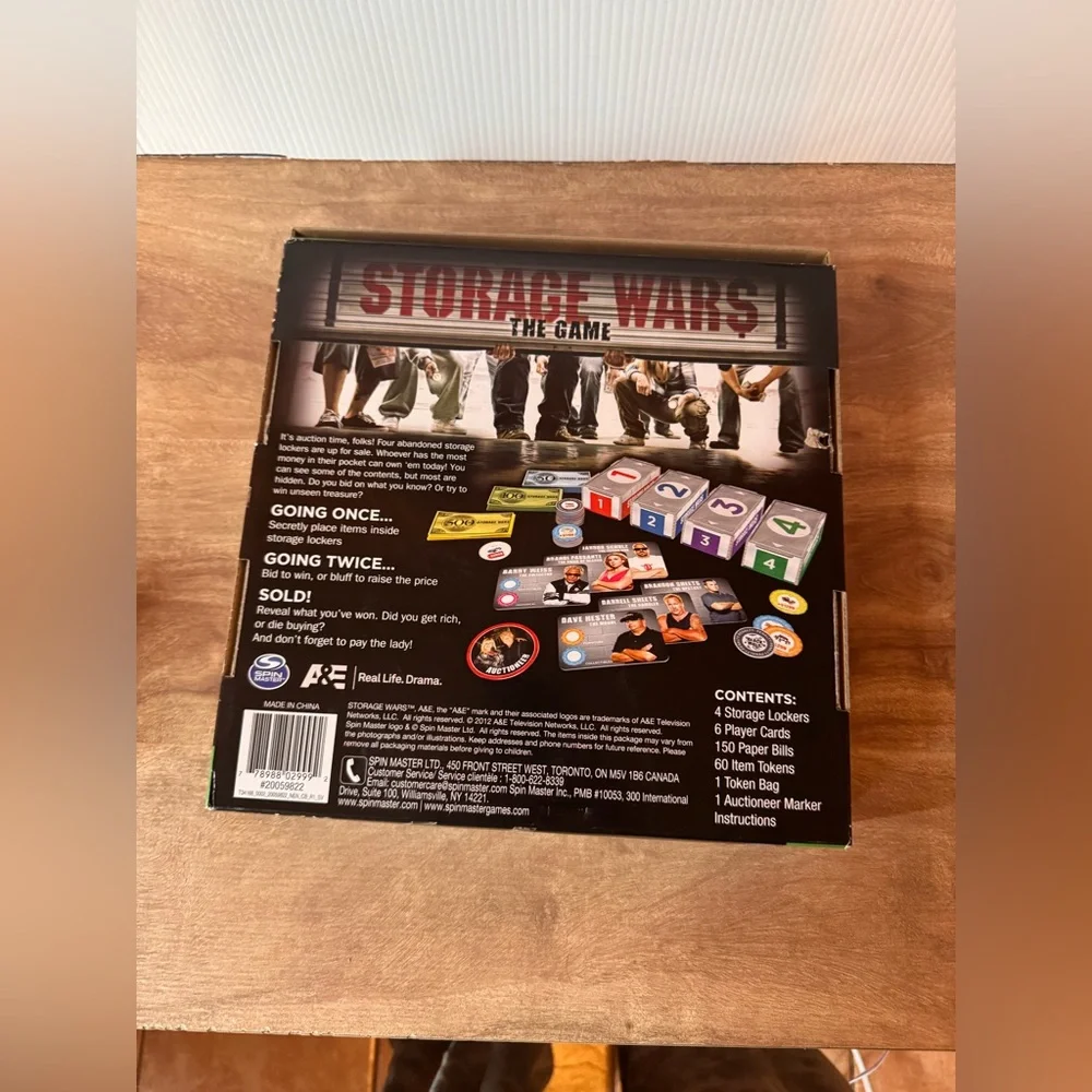 Storage Wars The Game Go Bid Or Go Home Family Game Complete Used